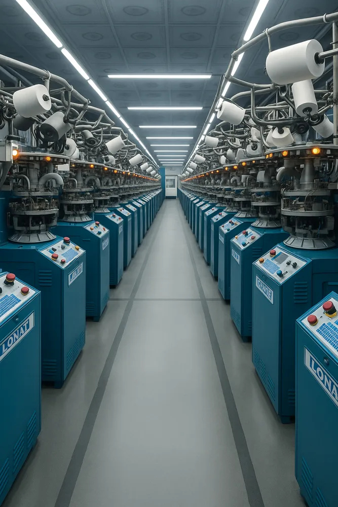 Manufacturing floor at Nawab Tex in Faisalabad